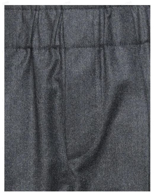 Brunello Cucinelli Gray Fsolidcolor Casual Trousers