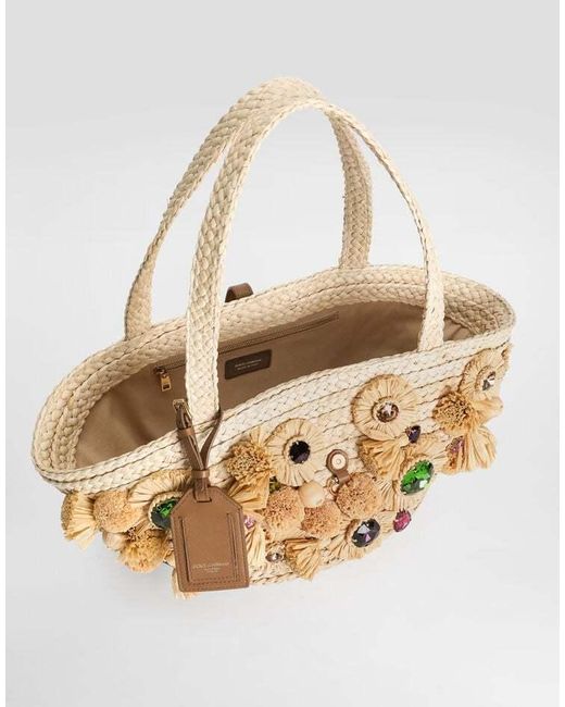 Dolce & Gabbana Metallic Embellished Basket Bag