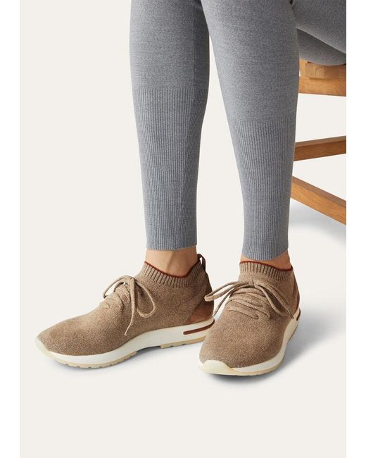 Loro Piana Brown 360 Lp Flexy Walk Cashmere Sneakers for men