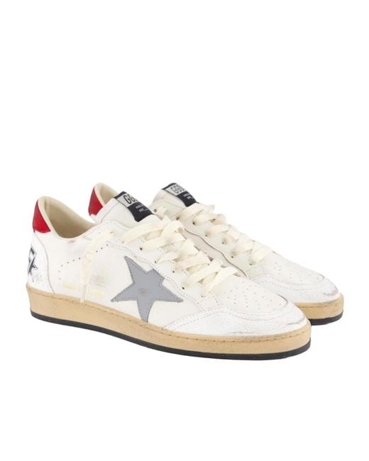 Golden Goose Deluxe Brand White Ball Star Sneakers for men