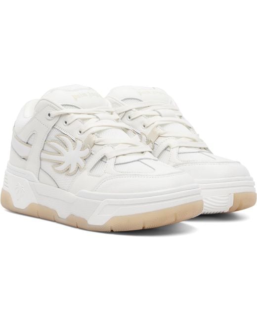 Palm Angels White Palm Skate Sneakers for men