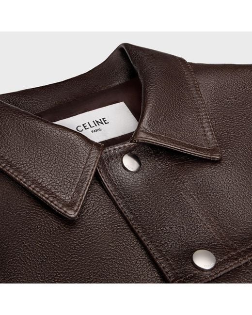 Céline Brown Trucker Jacket for men