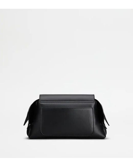Tod's Black Wave Pouch Bag