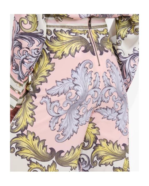 Alice + Olivia Multicolor Athena Wide Leg Pant