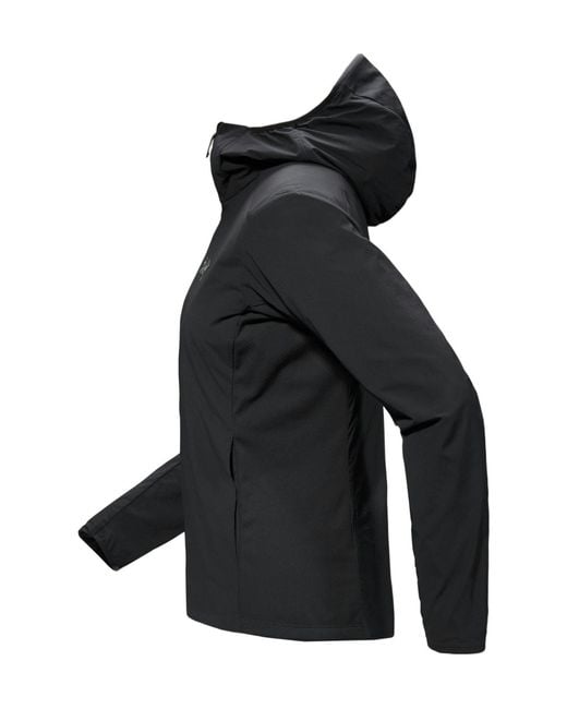 Arc'teryx Black Lightweight Hooded Jacket