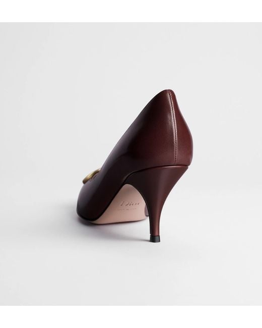 Dior Brown Initials Pump