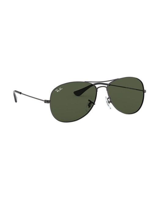 Ray-Ban Green Cockpit Pilot Frame Sunglasses for men