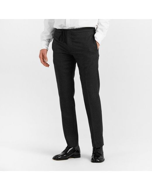 Maison Margiela Black Straight-Leg Casual Trousers for men
