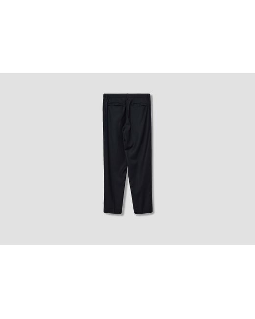 Barena Black Pleated Casual Pants for men