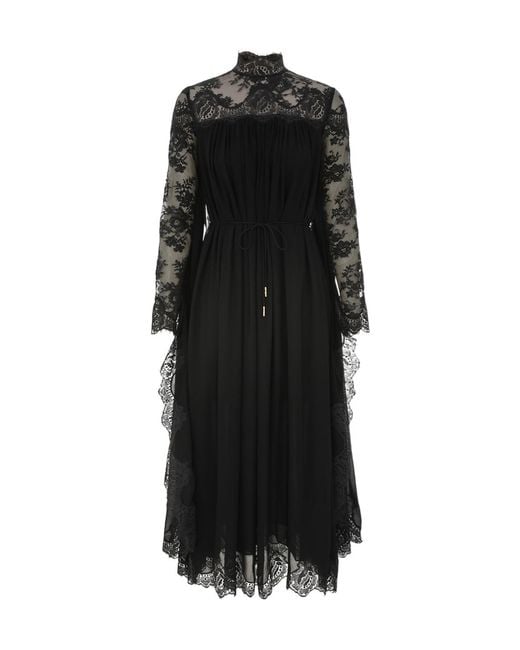 Zimmermann Black Hypnotic Batwing Maxi Dress