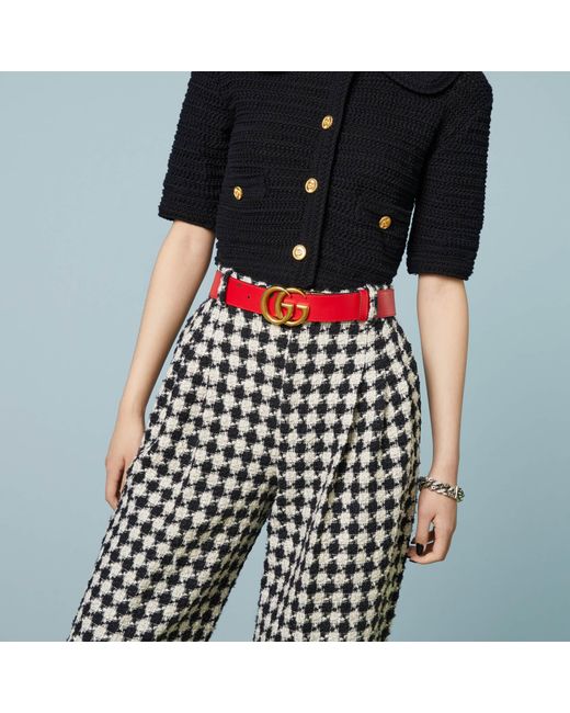 Gucci Brown Double-Sided Wide Belt