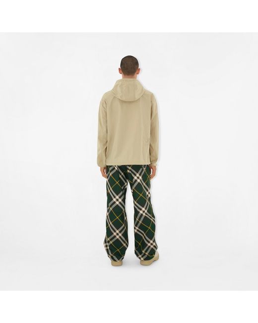 Burberry Natural Logo-Embroidered Hooded Jacket for men