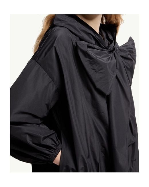 Moncler Black Pecher Taffeta Hooded Jacket