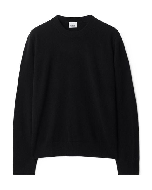 Burberry Black Round Neck Sweater for men