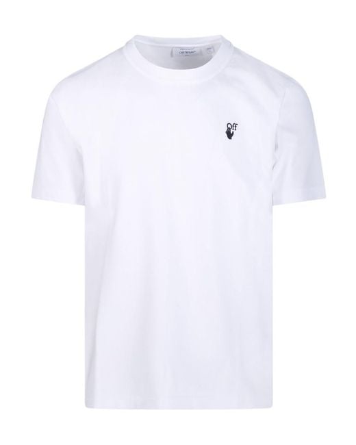 Off-White c/o Virgil Abloh White Short-Sleeved T-Shirt for men