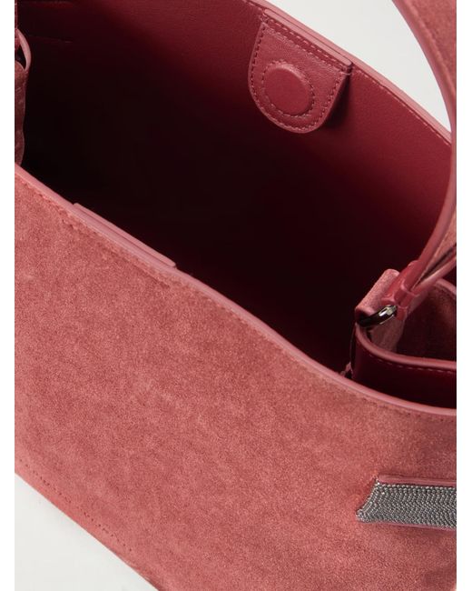 Brunello Cucinelli Red Single-Handle Handbag
