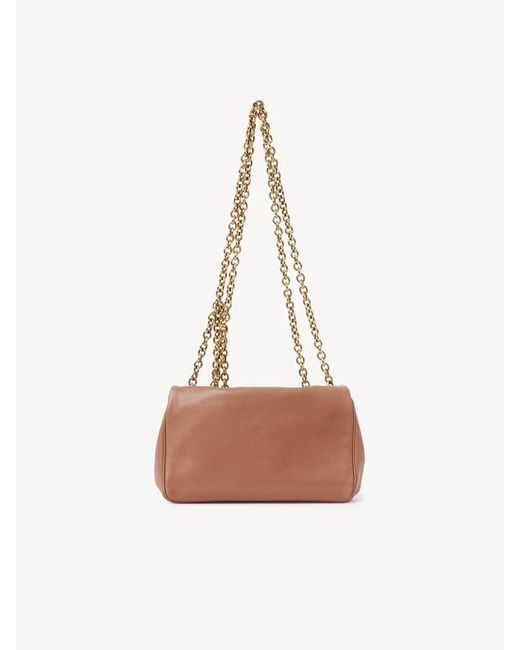 Chloé White Chloé Heritage Logo Plaque Small Shoulder Bag