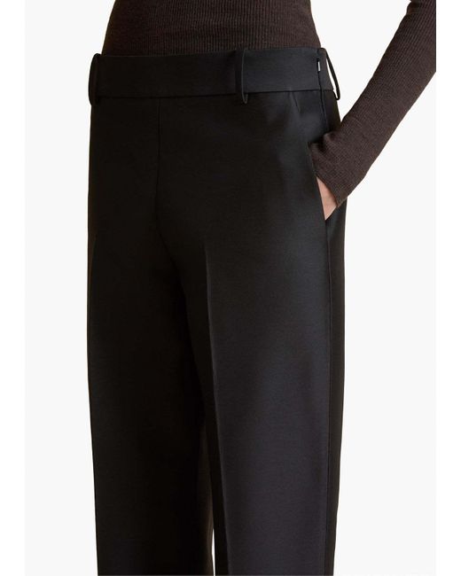Khaite Black Cam Tailored Pants