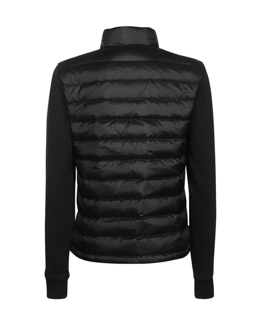 Duvetica Black Benefica Logo Mix Down Jacket