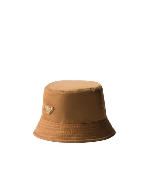 Prada Brown Re-Nylon Bucket Hat