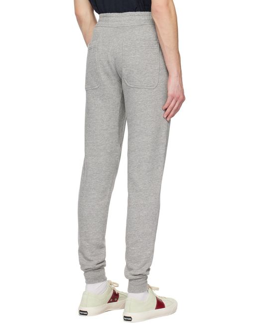 Tom Ford Gray Drawstring-Fastening Track Pants for men