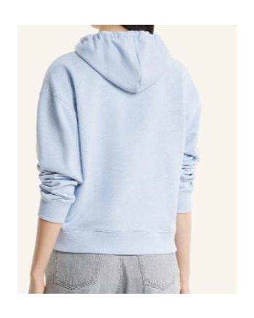 Maison Kitsuné Blue Maison Kitsuné Logo Hoodies