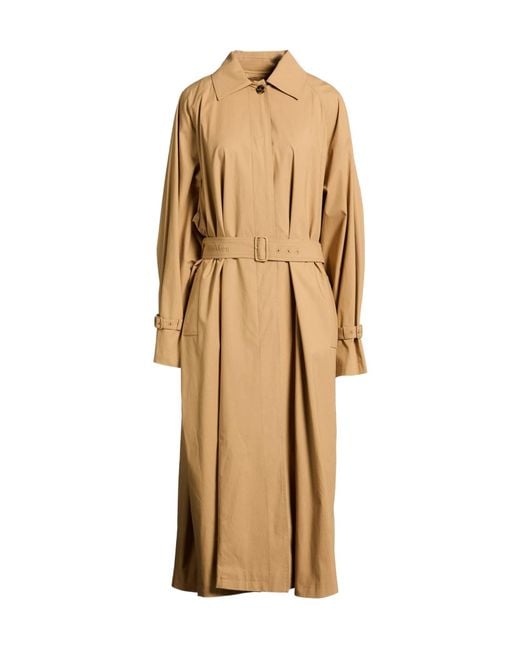 Max Mara Natural Plain Colour Full-Length Jackets
