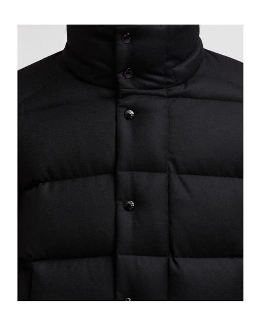 Moncler Black Vezere Padded Jacket for men