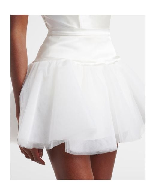 Vivienne Westwood White Bridal Joe Petticoat Tulle Miniskirt