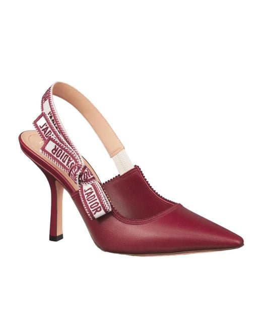 Dior Pink Slingback Pointed-Toe Pumps