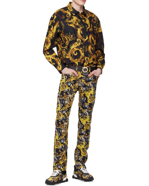 Versace Jeans Multicolor Long-Sleeved Shirt for men