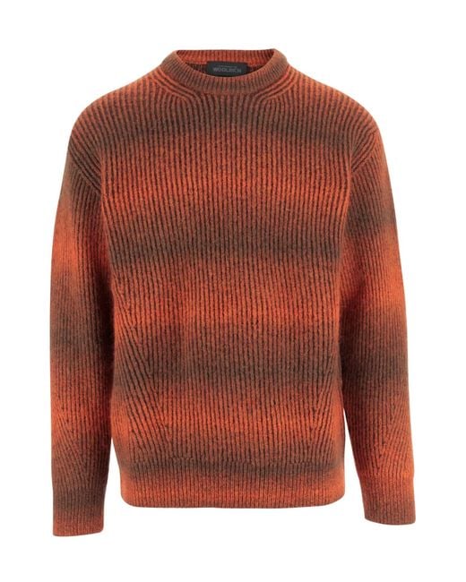 Woolrich Red Label Collection Crewneck Jumper for men