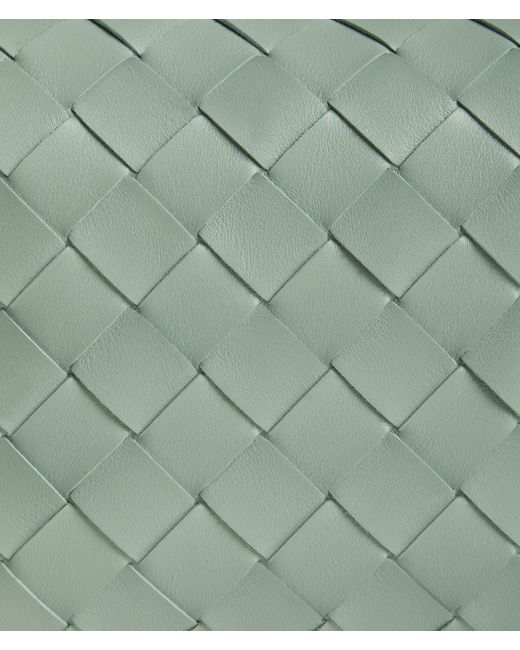Bottega Veneta Green Intrecciato Small Shoulder Bag