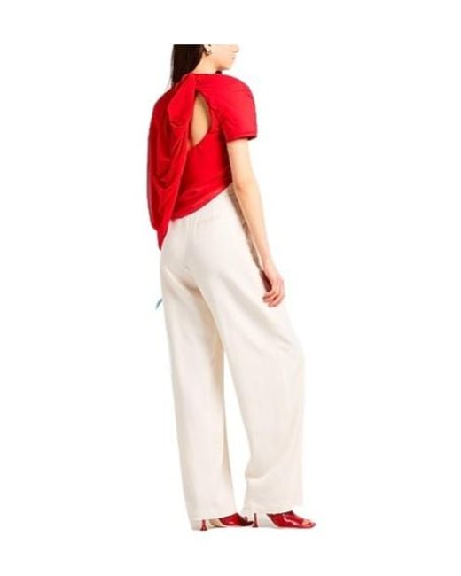 Jacquemus Red Cropped Top