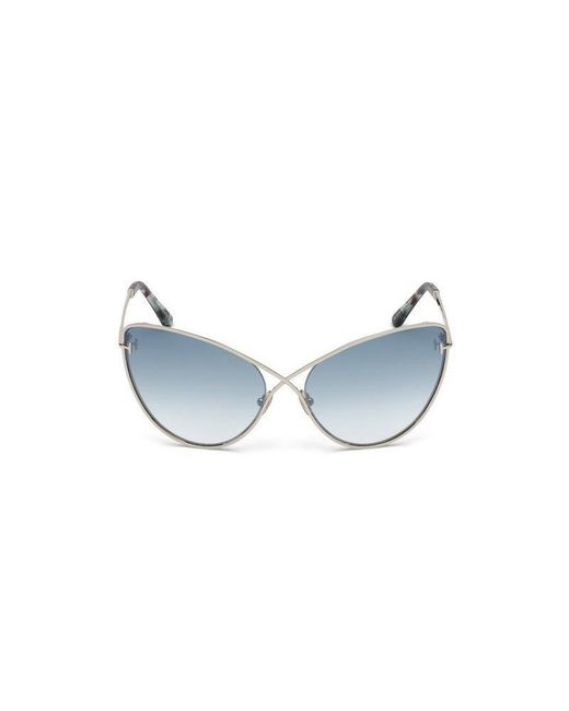 Tom Ford Blue Logo Sunglasses