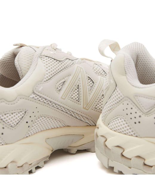 New Balance White Round-Head Sneakers for men