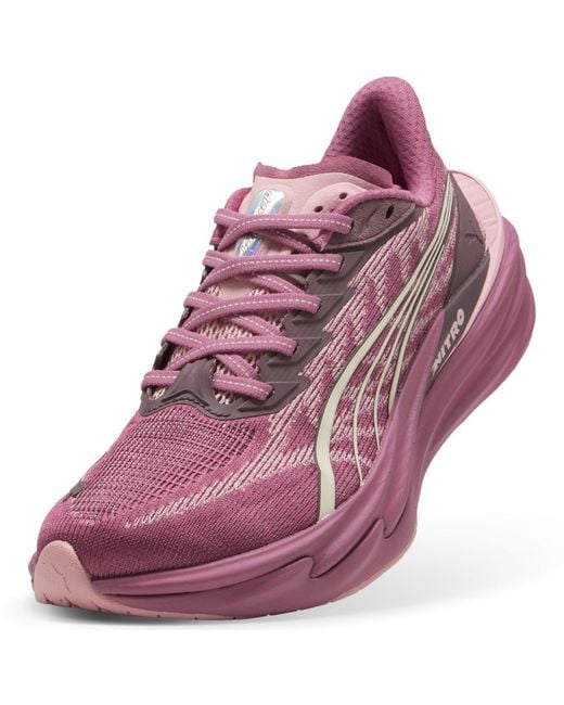 PUMA Purple Lightweight Cushioning Running Shoes