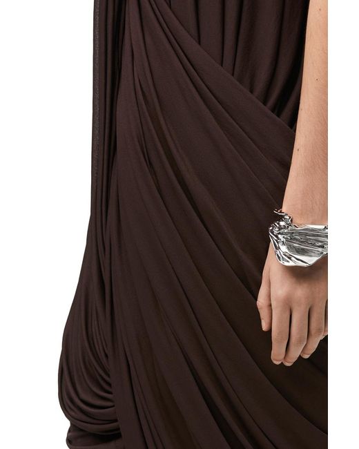 Loewe Brown Bustier Dress