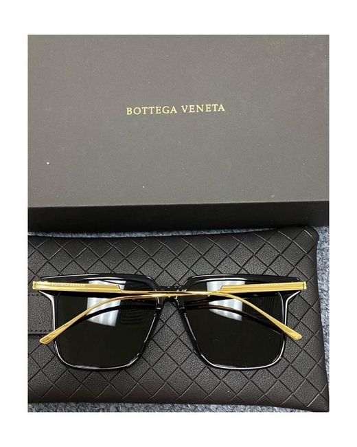 Bottega Veneta Metallic Bv1006S Square-Frame Sunglasses for men