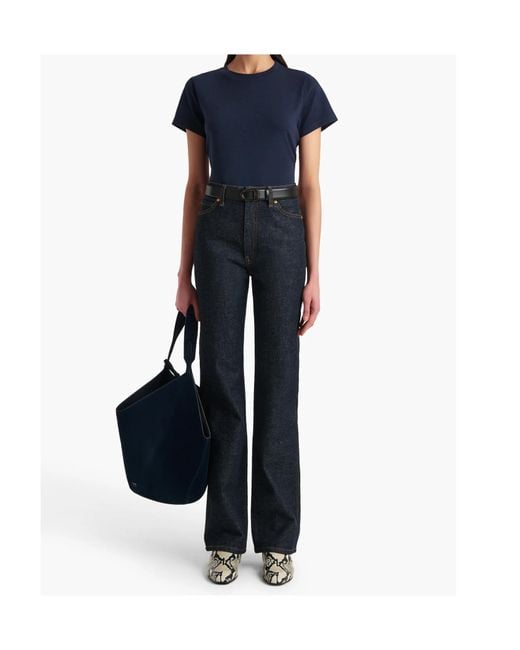 Khaite Blue Danielle Stretched Jeans