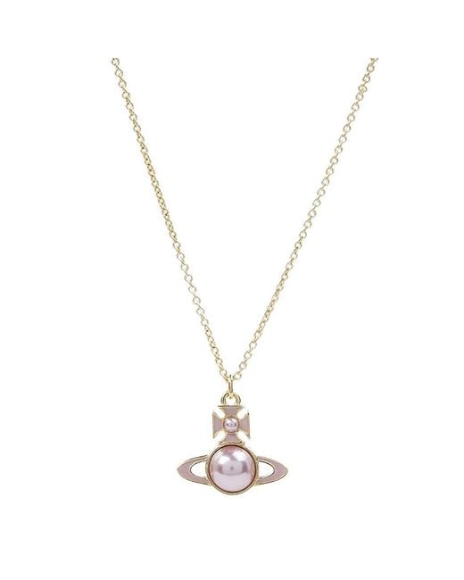 Vivienne Westwood White Pendant Necklace