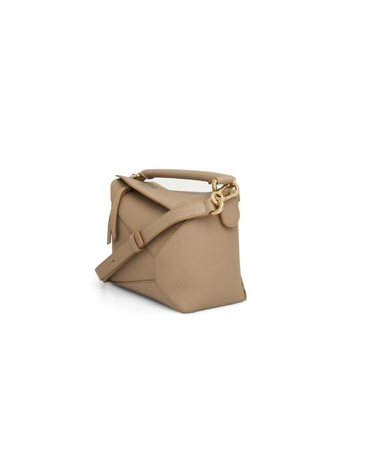 Loewe White Puzzle Small Tote Bag
