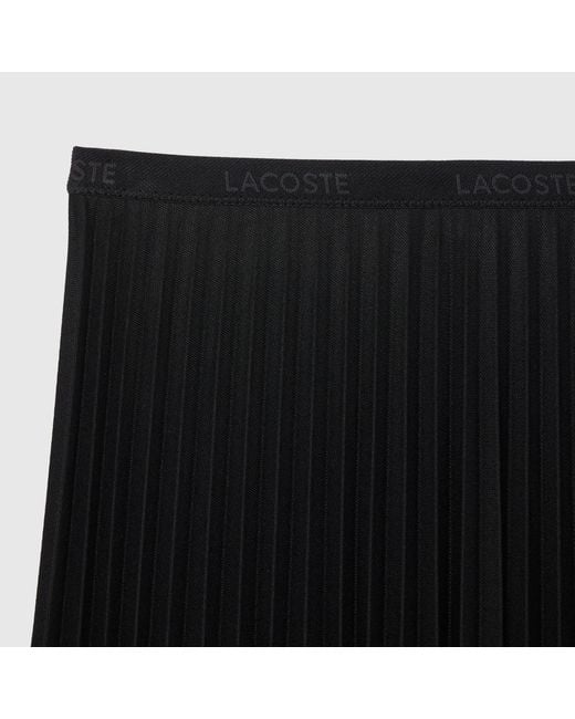 Lacoste Black Midi Skirt