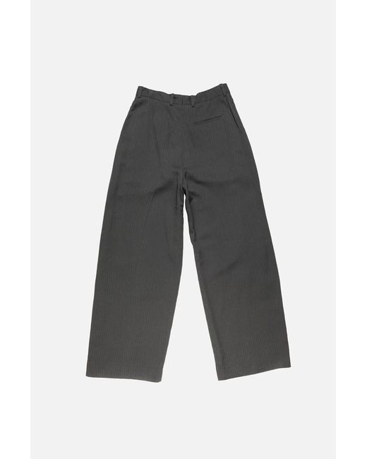 Acne Gray Tailored Herringbone Trousers for men