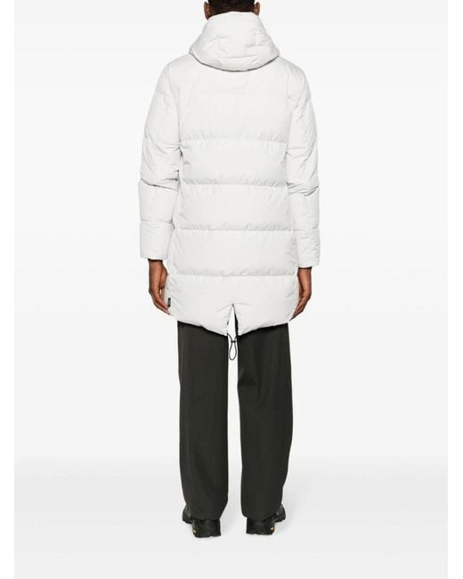 Herno White Hooded Puffer Jacket for men