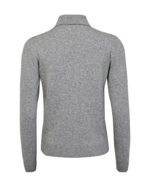 Miu Miu Gray Long-Sleeved Cardigan