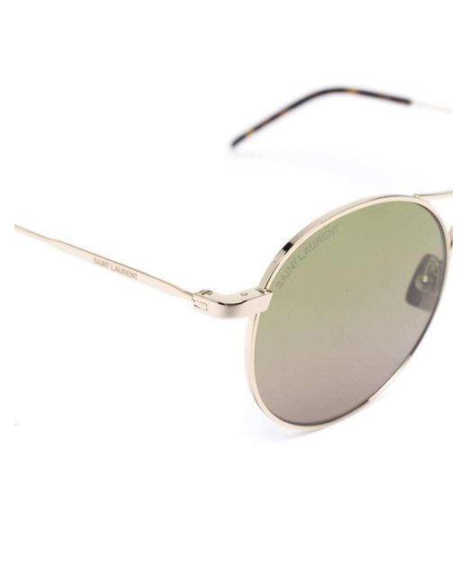 Saint Laurent Multicolor Eyewear Round Frame Sunglasses for men