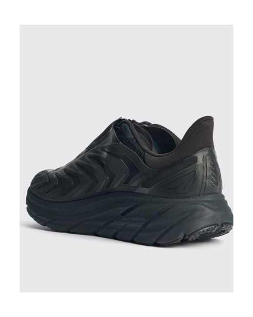 Hoka One One Black Low-Top Sports Shoes for men