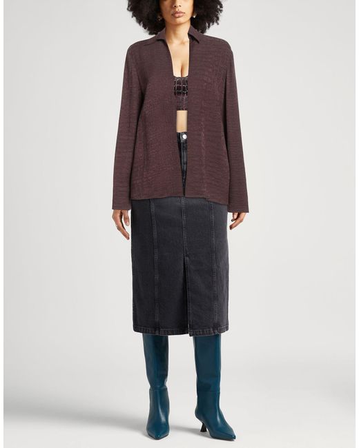 Jacquemus Brown Solid Colour Shirts