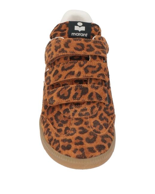 Isabel Marant Brown Sneakers Cow Leather, Sheepskin